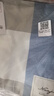 南極人純色水洗棉床單單件宿舍學(xué)生單人床罩夏季鋪單被單床上床笠三套件 深藍大格【親膚舒適 柔軟透氣】 120x210cm【適合0.9-1.2床】 曬單實(shí)拍圖
