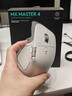 羅技（Logitech）MX Master 4無線藍牙鍵鼠套裝 大師系列雙模8K人體工學多設備切換智能電磁滾輪AI辦公鼠標 MX Master 4淺灰色+大G桌墊 曬單實拍圖