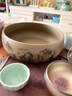 韞舜粗陶茶洗家用中號(hào)茶洗缸水盂功夫筆洗茶具盆配件茶藝水洗陶瓷碗 粗陶茶洗-山深水秀 小號(hào)-口徑15cm 曬單實(shí)拍圖