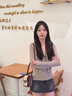 CinvaiKrose包包女包2025年新款斜挎包單肩包小方包生日七夕情人節(jié)禮物送女友 卡其配棕【送女友老婆禮物走心】 曬單實(shí)拍圖