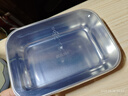 加厚不銹鋼保鮮盒食品級飯盒密封水果便當(dāng)冰箱專用方盒帶蓋 1000ml保鮮盒【一盒一蓋】18*13 曬單實拍圖