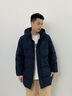 波司登（BOSIDENG）25新款冬季羽絨服90絨男短款厚實(shí)休閑通勤百搭外套B250245105 墨石藍(lán)|5984 2XL 190/108A 體重約170-180斤 曬單實(shí)拍圖