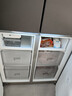 美的M60系列十字四開(kāi)門(mén)雙系統嵌入式全嵌超薄自動(dòng)制冰機底部散熱冰箱國家補貼 MR-539WUSIPZE 海貝黛 曬單實(shí)拍圖