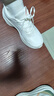 安踏（ANTA）葉子5丨女鞋春季緩震增高網(wǎng)面透氣百搭休閑鞋跳繩運動(dòng)跑步鞋子女 【葉子5】象牙白-6 40 曬單實(shí)拍圖