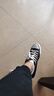 匡威（Converse）官方All Star經(jīng)典帆布男女低幫休閑運動鞋黑色101001 101001/黑色 39.5 曬單實拍圖