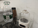美的（Midea）花漾0膠水全玻璃全自動(dòng)養生壺 辦公室多功能煮茶壺 燒水壺恒溫電熱水壺煮茶器花茶壺1L YS10B101 曬單實(shí)拍圖