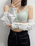 蘭繆內(nèi)衣女士小胸聚攏顯大2025春秋薄款無(wú)鋼圈收副乳防下垂蕾絲文胸罩 湖水綠+蝦粉色 75A 34/ 曬單實(shí)拍圖