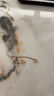 周六福（ZLF）  18K金耳線雪花玫瑰金耳飾送生日女友 一對(duì) 曬單實(shí)拍圖