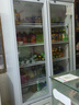 北極熊（BEIJIXIONG）展示柜冷藏柜冰柜商用飲料柜直冷風(fēng)冷風(fēng)直冷保鮮柜超市玻璃門(mén)冰箱立式啤酒柜 雙門(mén)下機(jī)直冷藍(lán)白款（688L） 曬單實(shí)拍圖
