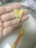 沃爾金黃金轉運珠小金珠足金999重版加厚散珠黃金光面金珠古法珠手串DIY 0.8g,4mm古法重版4顆 曬單實(shí)拍圖