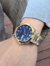 勞力士王子男士手表瑞士正品原裝進(jìn)口全自動(dòng)機械表夜光防水大表盤(pán)進(jìn)口男表 間金藍面 42mm 曬單實(shí)拍圖