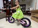 優(yōu)貝（RoyalBaby）兒童自行車(chē)男女鎂合金單車(chē) 月亮系列3-5歲 宇航員14寸 粉色 曬單實(shí)拍圖