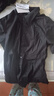 UR夏季新款女裝通勤風壓褶修身短袖棉質(zhì)連衣裙UWU740075 正黑 M 曬單實拍圖