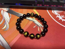 【直發(fā)】黑曜石手串十二生肖本命佛護身符三合六合馬年手鏈 屬雞佩戴不動(dòng)尊菩薩10mm三合六合 曬單實(shí)拍圖