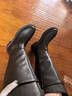 天美意長(cháng)靴商場(chǎng)同款靴子顯瘦舒適騎士靴新款 黑色 39 曬單實(shí)拍圖
