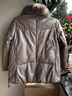 薩拉維夫（SLLAVIF）品牌高檔輕奢毛領(lǐng)真皮皮衣衣服女2025冬新款寬松皮衣短外套小個(gè)子 卡其色 2XL 建議135-145(斤) 曬單實(shí)拍圖