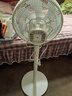 格力（GREE）電風(fēng)扇7葉輕音電風(fēng)扇立式家用柔風(fēng)落地扇臺式桌面小型風(fēng)扇大風(fēng)量節能搖頭宿舍電扇 FS-3015h7 (竹青色) 曬單實(shí)拍圖