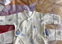 愛(ài)寶適嬰兒衣服純棉春秋半背衣寶寶家居服新生兒滿(mǎn)月和尚服企鵝52碼T133 曬單實(shí)拍圖