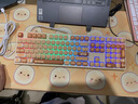 AKKO饅頭樂(lè )園MG108B 可愛(ài)鍵帽機械鍵盤(pán)三模RGB熱插拔電腦筆記本客制化鍵盤(pán) 七夕情人節禮物送女友 曬單實(shí)拍圖