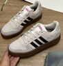 adidas「小鋸齒」D-PAD CLASSIC休閑美高風(fēng)復古籃球板鞋阿迪達斯 淺灰/黑色/淺猩紅   42 曬單實(shí)拍圖