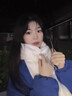締晶圍巾女士秋冬季2025新款圍脖披肩禮盒生日禮物女生送女朋友老婆 米白圍巾+保溫杯+手套+暖手寶+帽子【粉色高檔禮盒】 曬單實(shí)拍圖