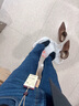Scofield女裝時(shí)髦復古風(fēng)水洗直筒牛仔褲質(zhì)感皮標2025秋季新品 靛藍色 S 160 曬單實(shí)拍圖