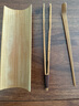 逸居客（YIJUKE）竹制茶則三件套碳化投茶器無(wú)漆茶則禪意茶勺茶夾茶荷茶撥茶具配件 曬單實(shí)拍圖