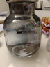 青蘋(píng)果硼硅耐熱玻璃冷水壺涼水壺玻璃扎啤壺煙灰色1.8L 曬單實(shí)拍圖