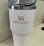 STANLEY網(wǎng)紅吸管杯水杯保溫杯大容量辦公車載不銹鋼杯子591ML-晶粉色七夕 曬單實(shí)拍圖
