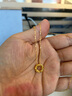 周大生復(fù)購補(bǔ)貼黃金套鏈女足金頸飾5G碎碎冰環(huán)項鏈七夕禮物送女友 3.96g 曬單實拍圖