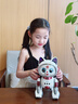 班迪萌（BANDIMENG）智能機(jī)器貓兒童玩具機(jī)器狗益智編程機(jī)器人1-3歲玩具女孩生日禮物 AI編程機(jī)器貓【手勢+聲控+APP】粉 遙控汽車早教兒童玩具1-2-3-6歲 曬單實(shí)拍圖
