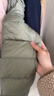 優(yōu)衣庫童裝男童女童高級輕型羽絨連帽外套帽子可拆卸471377 54 綠色 130 曬單實(shí)拍圖