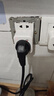 得力（deli）10A轉16A轉換插頭/電源轉換器 空調熱水器取暖器大功率電源插座轉換器 超功率過(guò)載保護 LU5010 曬單實(shí)拍圖