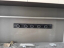 NVC雷士電工燈帶軌道插座 感應柔光 可移動明裝免打孔 500mm+3個五孔 黑色 曬單實拍圖