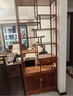 三匠名居紅木家具非洲花梨（學(xué)名：刺猬紫檀）博古架實(shí)木多寶閣新中式客廳隔斷柜置物展示架書(shū)架D 素面：長(cháng)120*寬30*高198cm 曬單實(shí)拍圖