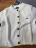 GAP女裝2025秋季新款純棉圓領(lǐng)針織衫基礎款開(kāi)衫毛衣美版 白色 M 美碼  L亞洲碼170/96A 曬單實(shí)拍圖