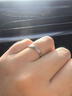 BREZ三生三世S999純足銀情侶戒指一對高級感輕奢閉口素圈對戒刻字禮物 三生三世999純銀（開(kāi)口戒指一對） 曬單實(shí)拍圖