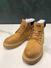 Jeep吉普馬丁靴男2026春季復古真皮工裝高幫鞋男戶(hù)外徒步登山大黃靴男 土黃色(運動(dòng)碼) 41 (255mm) 曬單實(shí)拍圖