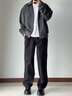 森馬（Semir）王安宇同款丨休閑褲男25冬磨毛寬松闊腿男褲通勤褲子109725127106 曬單實拍圖