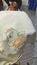 童泰新生兒半背衣嬰兒衣服純棉四季0-3月寶寶上衣滿(mǎn)月服2件裝 黃色 52 曬單實(shí)拍圖