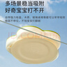 COOKSS 寶寶餐盤(pán)硅膠嬰兒學(xué)吃飯分格兒童餐具輔食碗餐盤(pán)帶吸盤(pán) 雙拼綠 曬單實(shí)拍圖