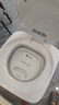 美的（Midea）迷你洗衣機 MB30VH36E 3KG嬰兒小型兒童內衣洗衣機 全自動(dòng)波輪 高溫煮洗 除菌除螨宿舍 以舊換新 曬單實(shí)拍圖