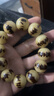 龍姑娘大花菩提根手串散珠花斑菩提手串男女款佛念手鏈 大號約1.9雙面蓮花素款 曬單實(shí)拍圖
