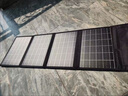 XGJY太陽(yáng)能板戶(hù)外電源折疊包單晶硅太快陽(yáng)能發(fā)電板光伏板露營(yíng)手機快充 60W-三接口-雙快充【超大四片】 曬單實(shí)拍圖