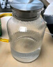 雅集大容量家用錘紋加厚耐熱玻璃冷水壺?zé)畨貨霭组_水壺扎壺水瓶 曬單實(shí)拍圖
