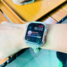 Apple/蘋(píng)果 Watch Series 10 智能手表GPS款42毫米銀色鋁金屬表殼青云色回環(huán)式運動(dòng)表帶MX1L3CH/B 曬單實(shí)拍圖