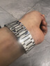 華為手表帶watch gt5/GT6/GT3pro不銹鋼實(shí)心通用透氣gt4原裝鋼帶 名匠鋼帶-經(jīng)典銀【爆款】 適用【華為GT5/GT6 46mm表盤(pán)】(22mm) 曬單實(shí)拍圖