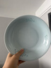 富玉陶瓷景德鎮高溫盤(pán)子組合玲瓏瓷餐具家用2025新款 青釉玉牡丹菜盤(pán)4只裝 曬單實(shí)拍圖