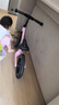 酷騎兒童平衡車(chē)1-7歲寶寶滑步車(chē)12寸鎂合金車(chē)身免安裝充氣輪Pro櫻霞粉 曬單實(shí)拍圖