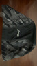 李寧（LI-NING）泳帽男女長(cháng)發(fā)舒適布游泳帽時(shí)尚護耳不勒頭印花泳帽6281黑 曬單實(shí)拍圖